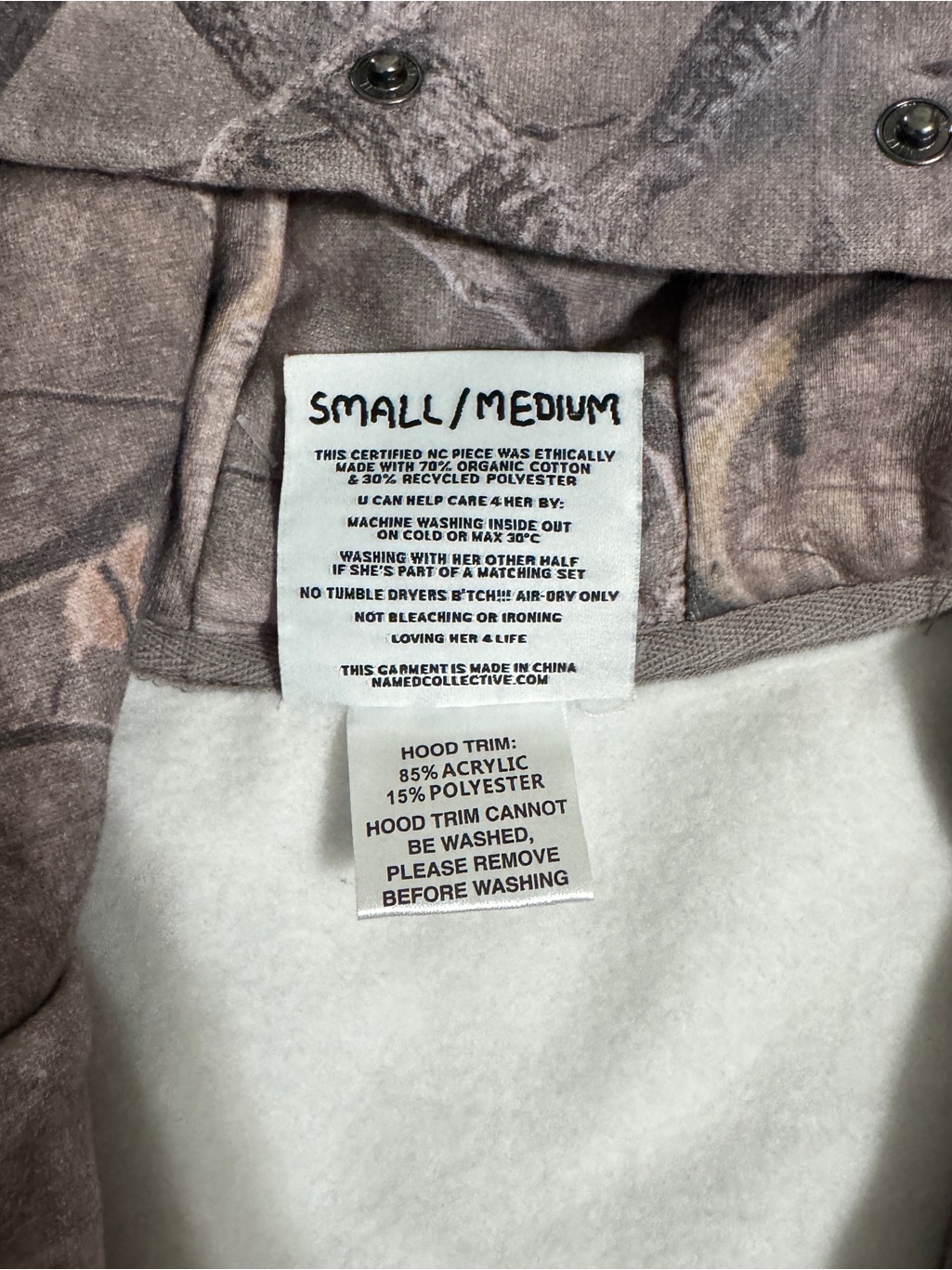 Named Collective Prey Camo Hoodie Zip Up — image 4 of 5